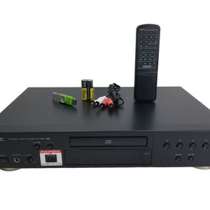 TEAC CD-P650 Compact Disc Player, CD, MP3 Disc, iPod, USB, Remote, Black TESTED